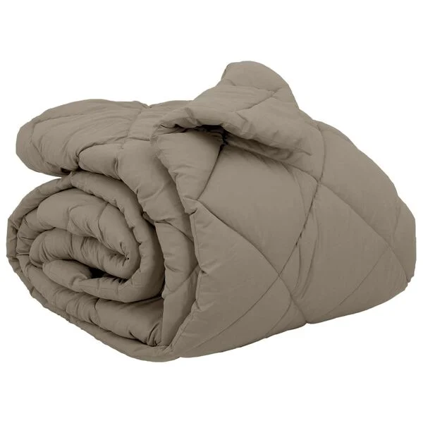 vidaXL Winterbettdecke 200 x 220 cm 450 g/m² Hellgrau
