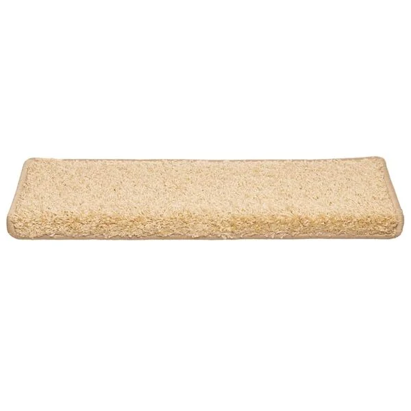 vidaXL Stufenmatten 30 Stk. 65x21x4 cm Creme Rechteckiger Rand