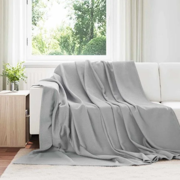 vidaXL Wohndecken 6 stk. Grau 240 x 220 cm 4.28 kg Fleece