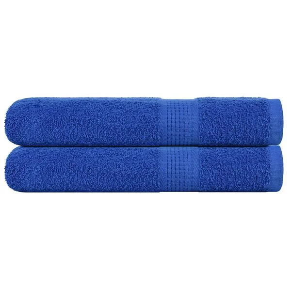 vidaXL Handtücher FROGN 2 Stk. Blau 100x200 cm 360 g/m²