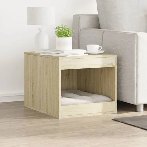 vidaXL Katzenklo Sonoma Eiche 47x59x42 cm Holzwerkstoff
