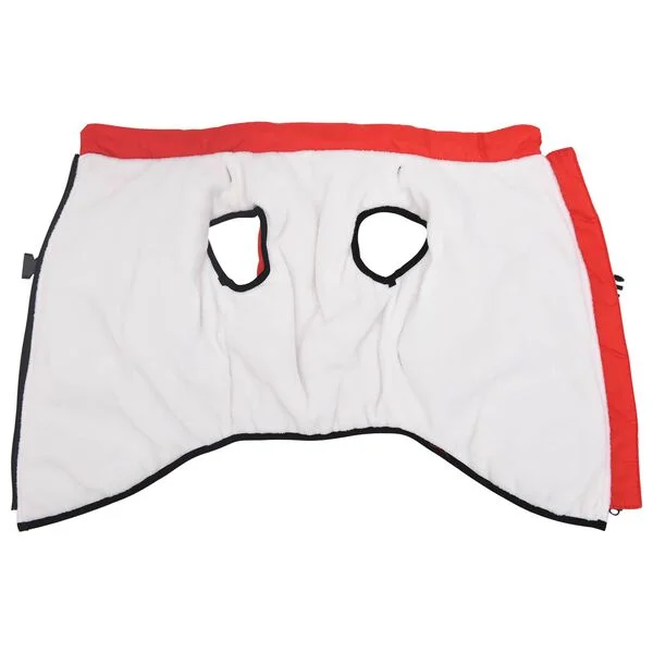 vidaXL Hundemantel Rot L68 Fleece und Polyester