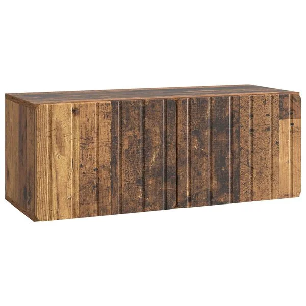vidaXL Wandmontierter TV-Schrank 78, 5 x 31 x 30 cm Altholz