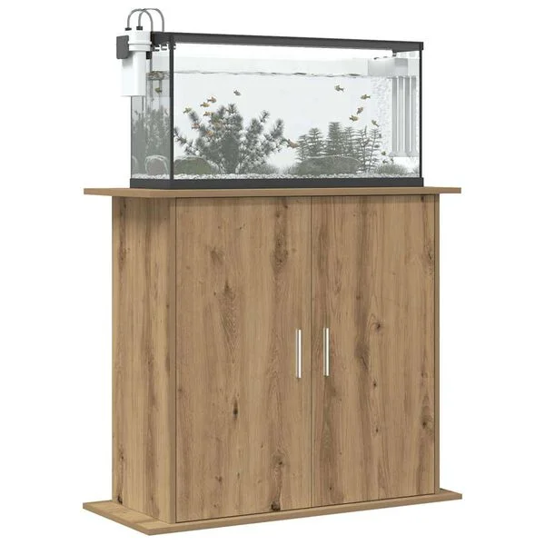 vidaXL Aquariumständer Artisan Oak 81 x 36 x 73 cm Holzwerkstoff