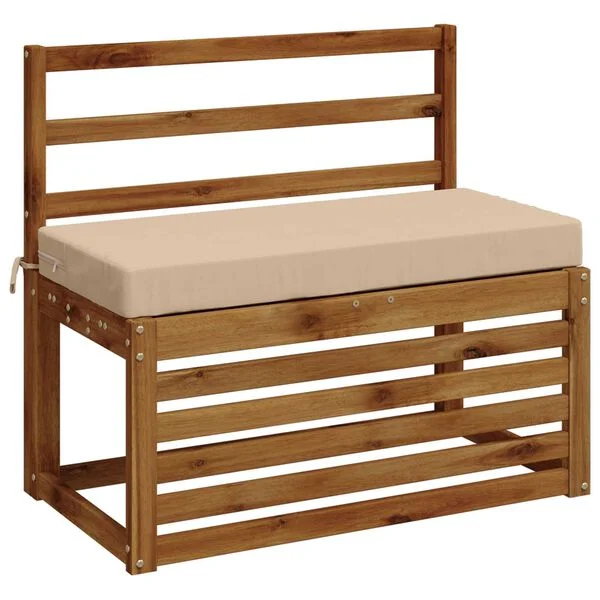 vidaXL 2-teilige Bankkissen SOEST 2 stk. 100 % Polyester Creme