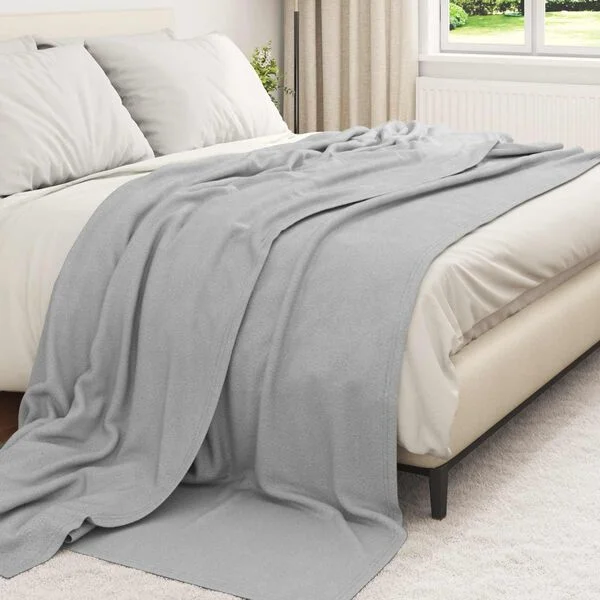 vidaXL Wohndecken 6 stk. Grau 240 x 220 cm 4.28 kg Fleece