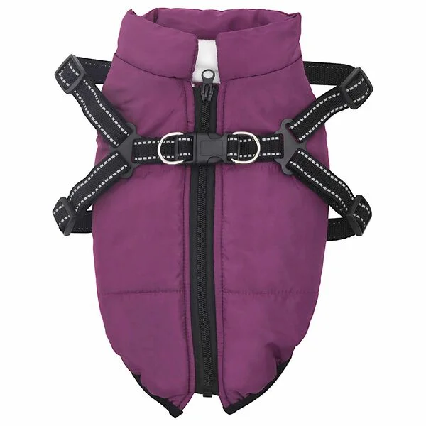 vidaXL Hundemantel Lila L40 Fleece und Polyester