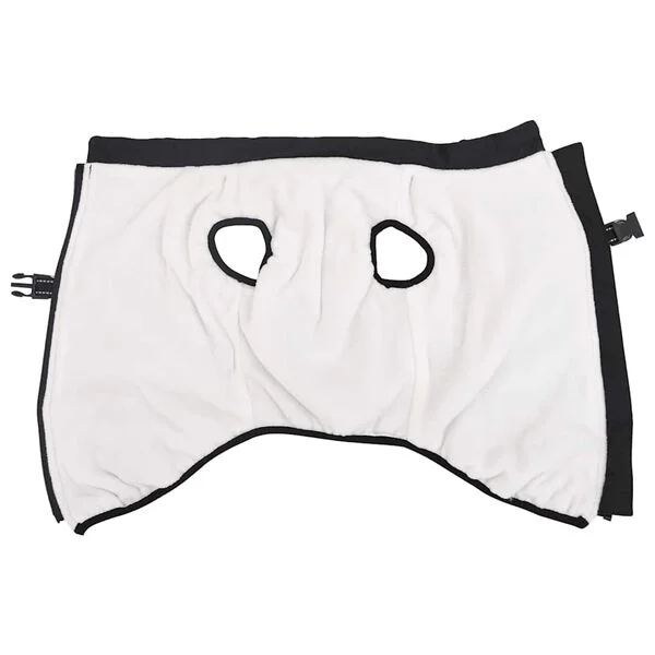 vidaXL Hundemantel mit Geschirr Wasserdicht Reflektierend Schwarz L48