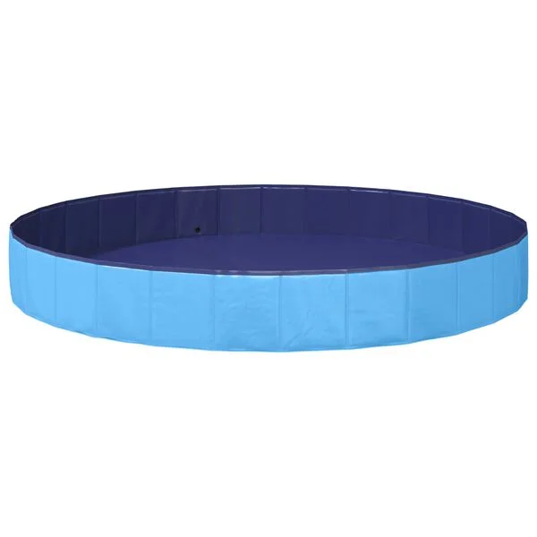 vidaXL Hundepool Ø300 x 38 cm Dicker PVC Blau