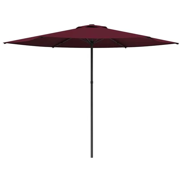 vidaXL Gartensonnenschirm Rechteckig 3 x 3 m Polyester Bordeauxrot