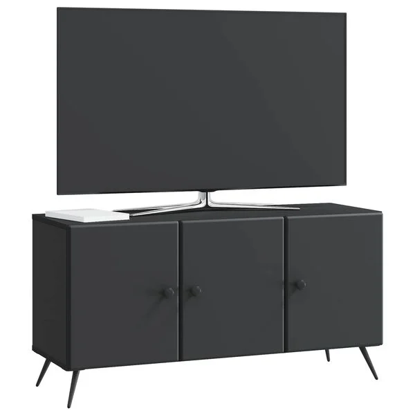vidaXL TV-Schränk Schwarz 99 x 34, 5 x 50 cm Holzwerkstoff