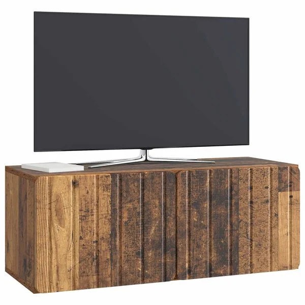 vidaXL Wandmontierter TV-Schrank 78, 5 x 31 x 30 cm Altholz