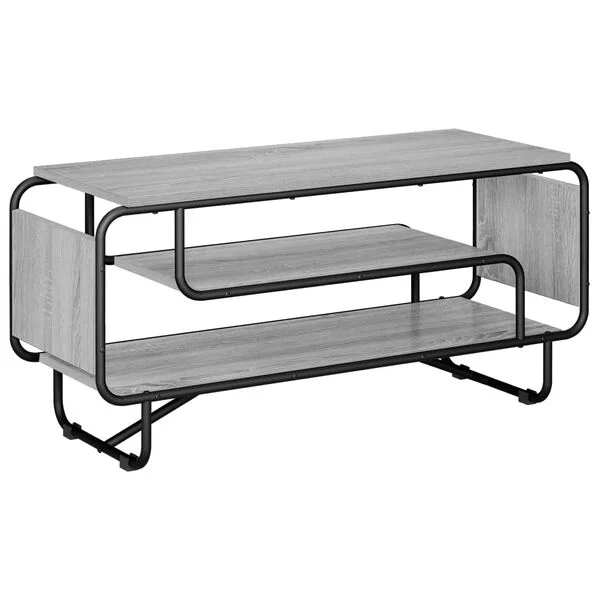 vidaXL TV-Ständer 98 x 36 x 45 cm Sonoma-Grau Holzwerkstoff