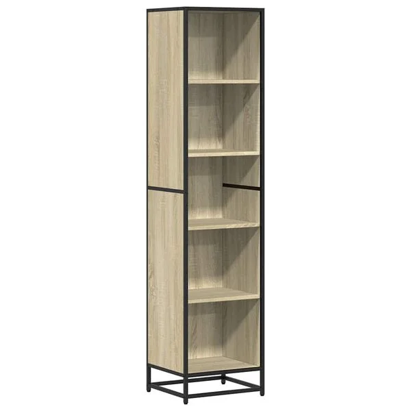vidaXL Bücherregal Sonoma-Eiche 40x35x170, 5 cm Holzwerkstoff