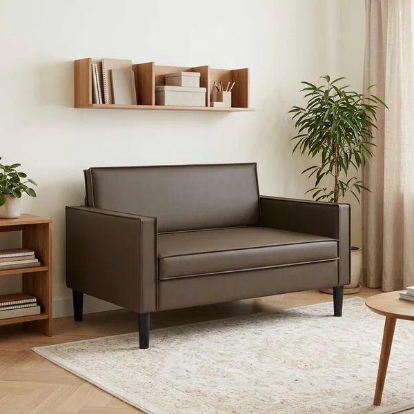 vidaXL XXL-Sessel Braun Kunstleder