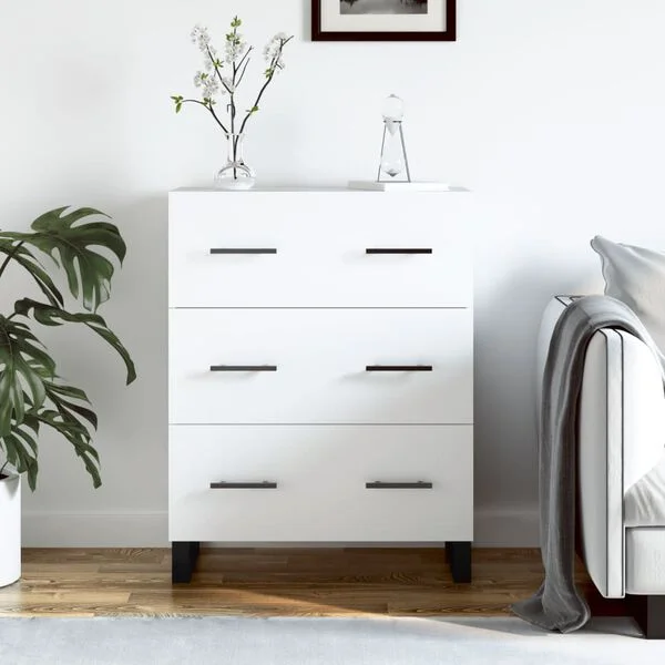 vidaXL Sideboard Weiß 69, 5x34x90 cm Holzwerkstoff